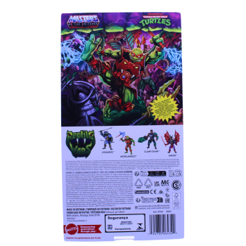 MOTU x TMNT: Turtles of Grayskull Actionfigur Michelangelo 14 cm (Reptile Wars) von Mattel